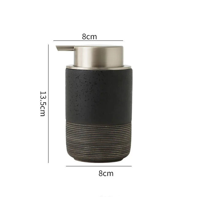 Royeva Matte Ceramic Hand Soap Dispenser For Bathroom And Kitchen