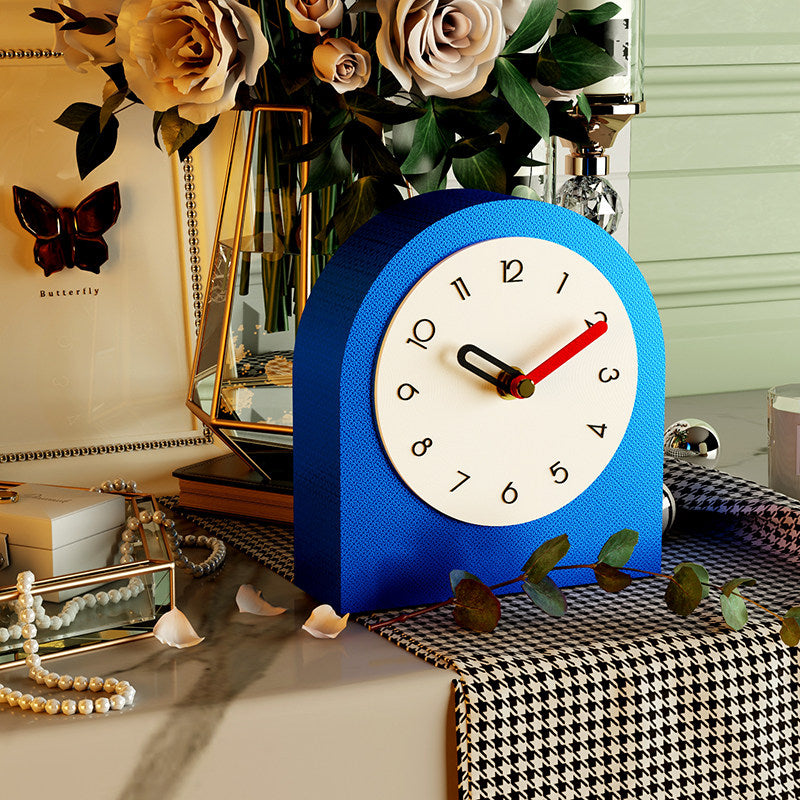Royelle Modern Arch Pendulum Clock - Versatile Desktop & Wall Decor
