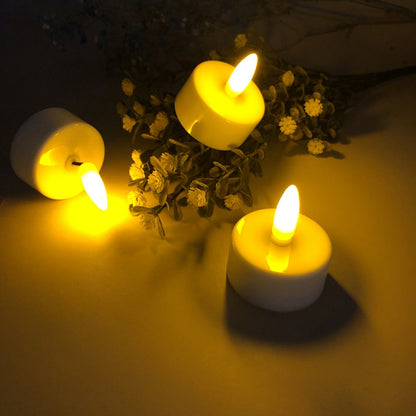 Royeva Rechargeable Flameless LED Tea Light Candles With Remote And USB Base