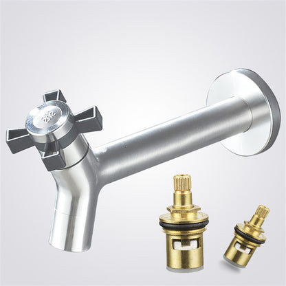 Royeva Wall Mounted Outdoor Garden Water Tap-Stainless Steel Brass Core Valve