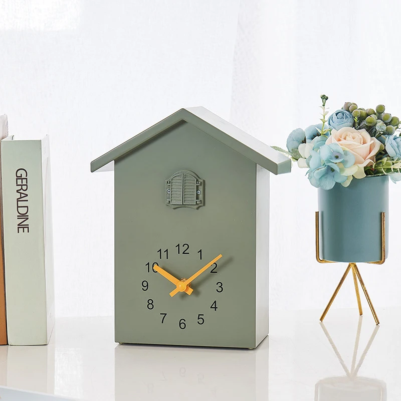 Royeva Modern Minimalist Cuckoo Clock with Authentic Sound for Home Decor