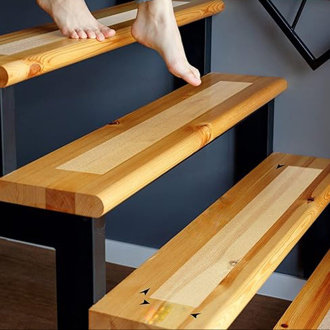 Royelle Clear Anti-Slip Stair Treads-Textured Safety Tape for Indoor Steps