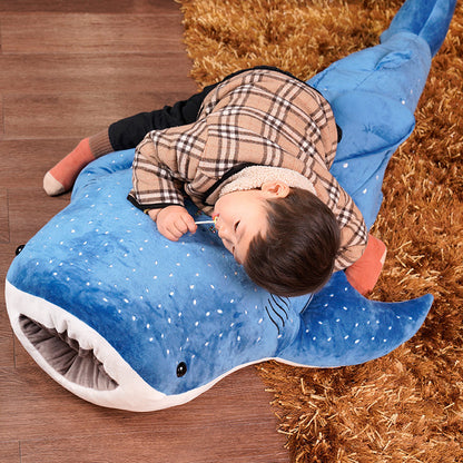 Royelle Giant Whale Shark Plush Toy-Soft Stuffed Animal Pillow