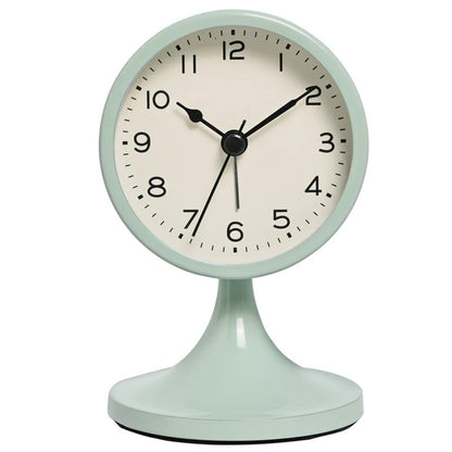 Royeva Silent Metal Alarm Clock with Nightlight for Bedroom
