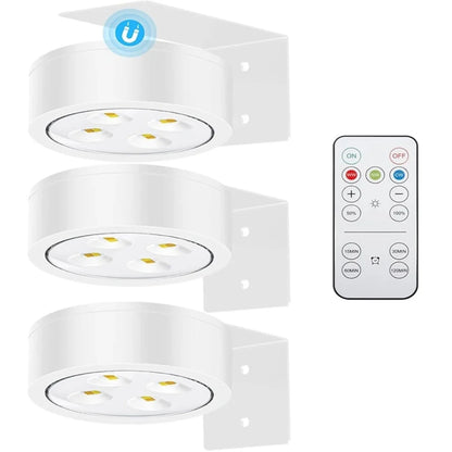 3/6PCS Magnetic LED Picture Lights with Remote Dimmable Timer & 3 Lighting Modes 6