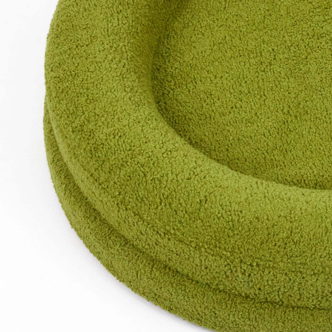 Royora Orthopedic Round Dog Bed with Faux-Fur, Anti-Slip Base, Removable Washable Cover