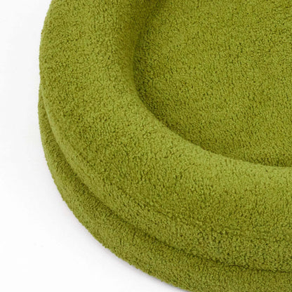 Royora Orthopedic Round Dog Bed with Faux-Fur, Anti-Slip Base, Removable Washable Cover