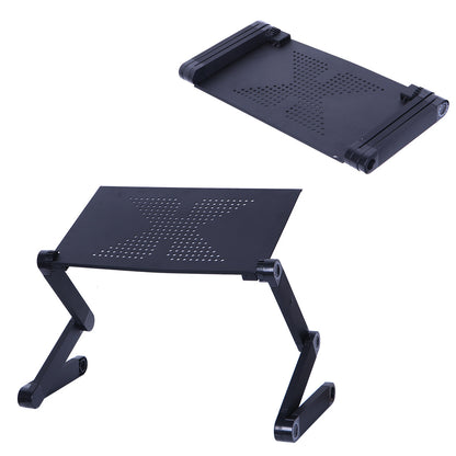 Sovere Adjustable Laptop Stand for Desk - 360° Ergonomic Laptop Riser with Mouse Pad