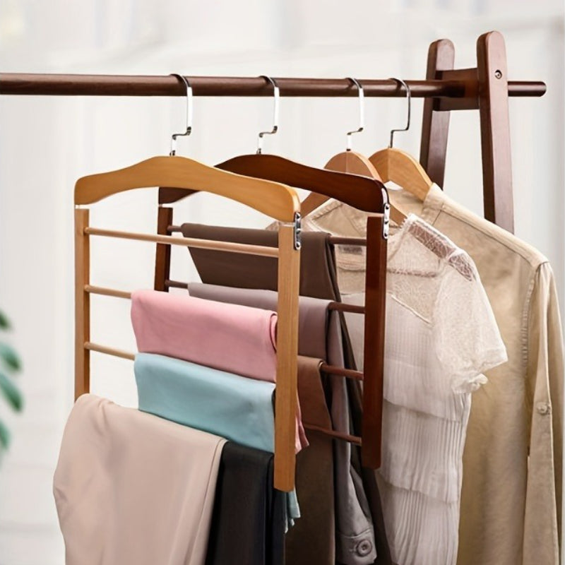 Sovere Multi-Bar Trouser Organizer Hanger for Pants, Space-Saving Closet Storage