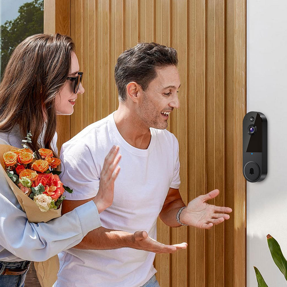 Royelle Wireless Video Doorbell Camera with HD Night Vision, Two-Way Talk & Person Detection + Indoor Chime