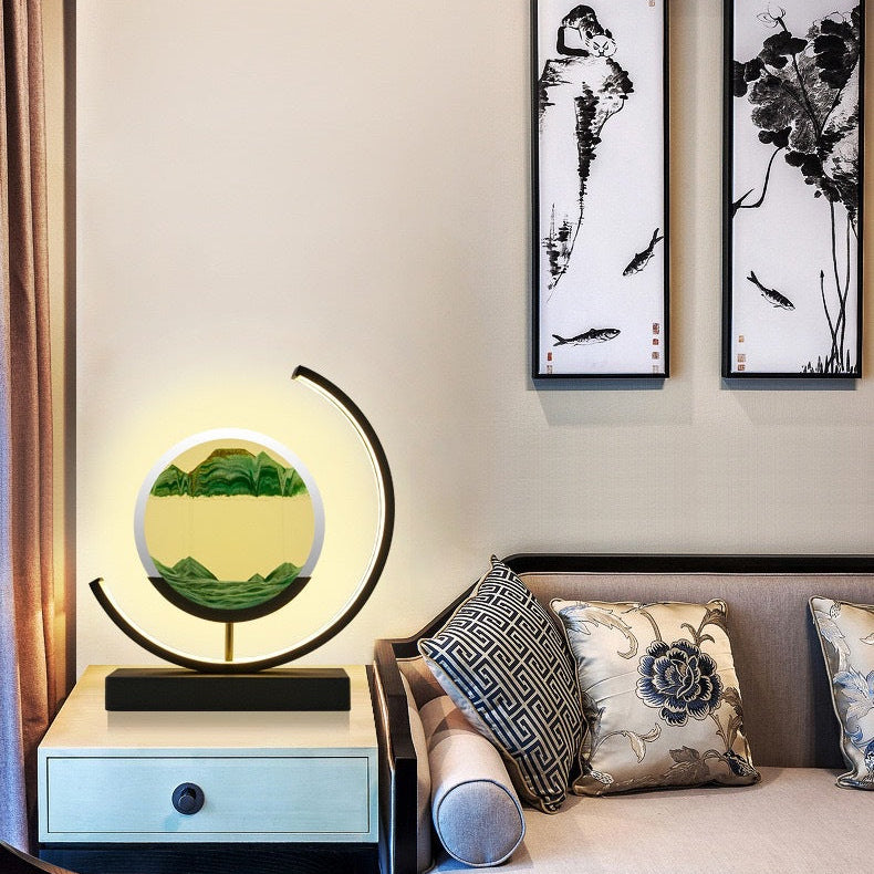 Sovere Sand Glow Lamp with Adjustable LED Lights and Soothing Sand Movement