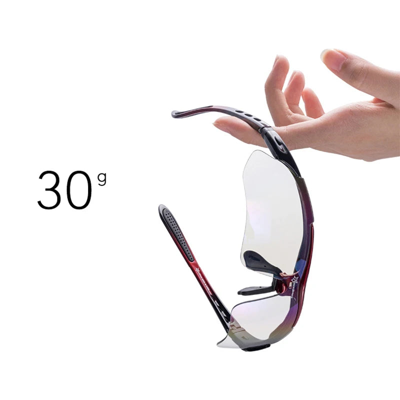 Royeva Polarized Cycling Sunglasses Interchangeable Sports Eyewear