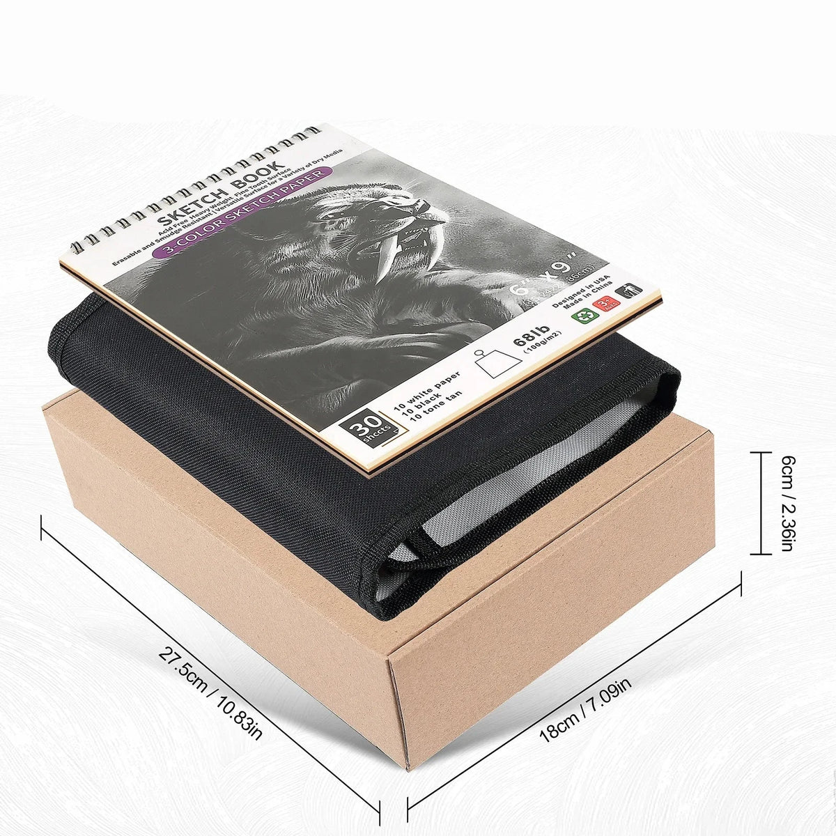 Royora Professional Drawing Kit-Graphite And Charcoal Sketch Set Art Supplies