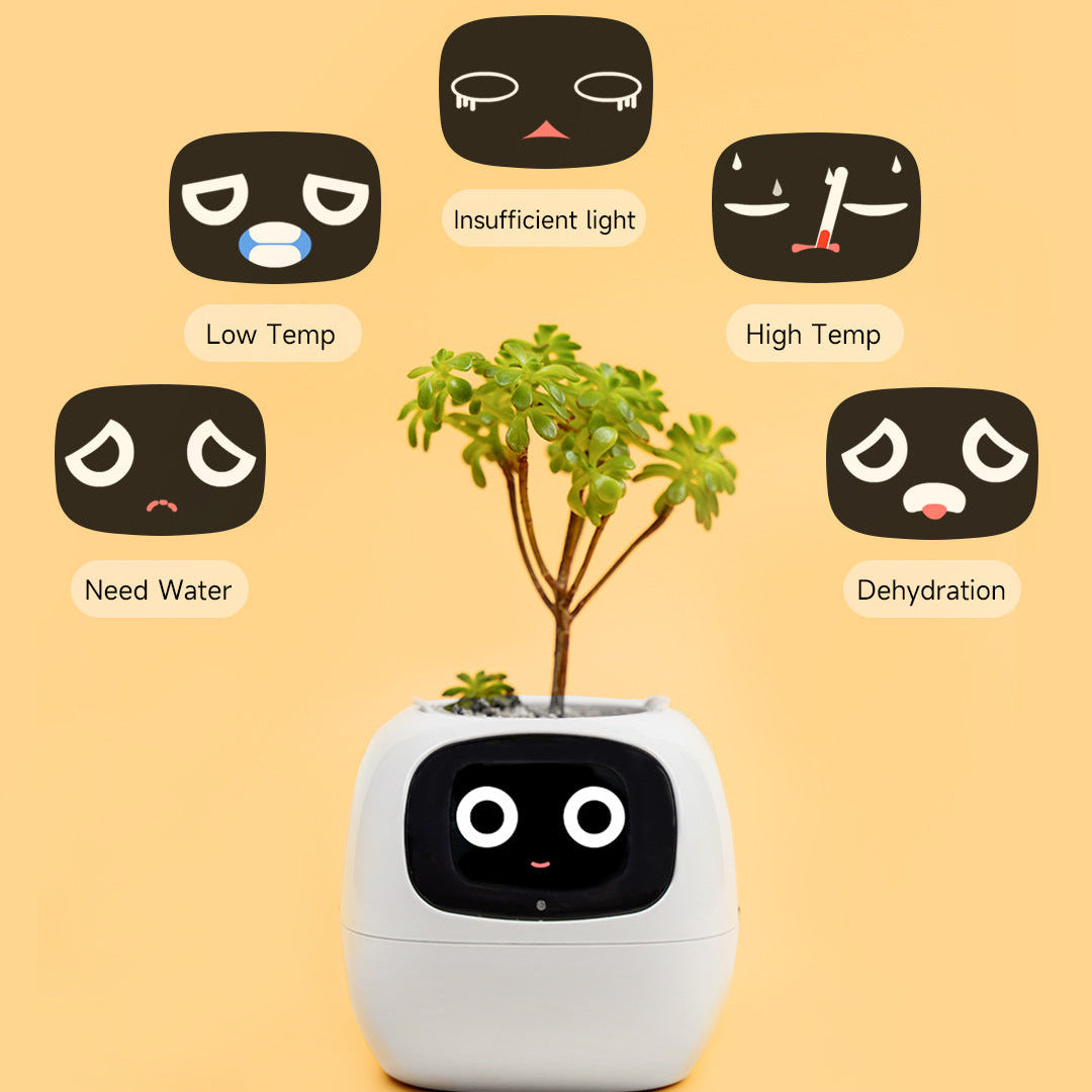Novara Smart Self-Watering Indoor Plant Pot with App & Emoji Health Alerts