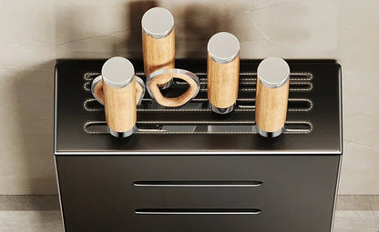 Royeva Magnetic Knife Holder for Kitchen Wall- Adhesive No-Drill  Knife Storage Rack