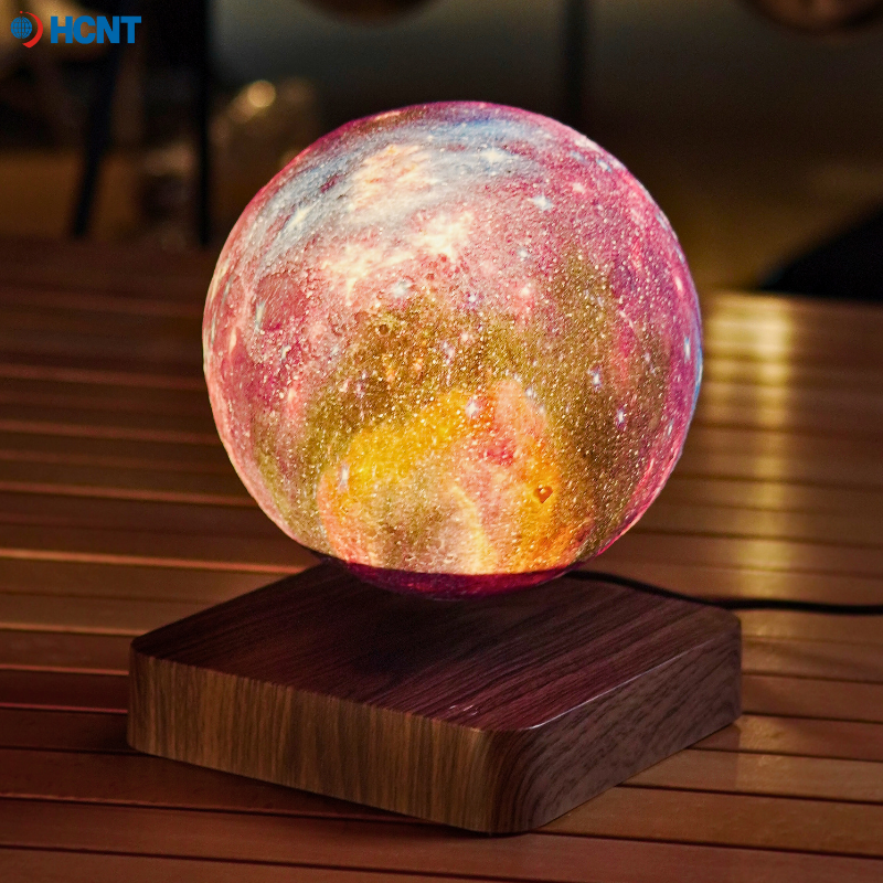 Royora Magnetic Levitation Floating Galaxy Moon Lamp-16 Color Night Light