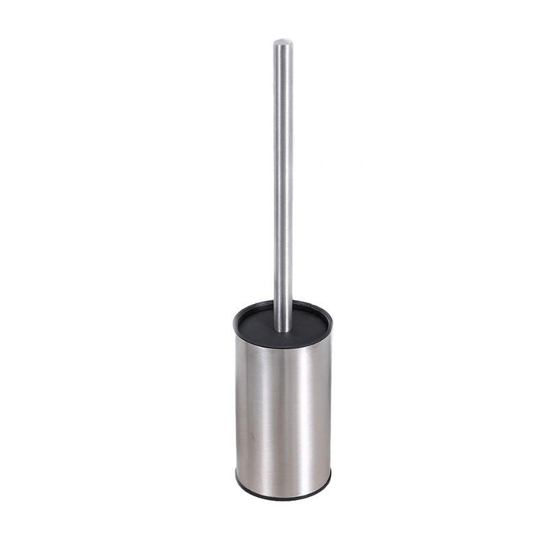 Royeva Modern Stainless Steel Standing Toilet Bowl Brush Set with Holder
