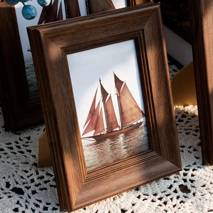 Royelle Modern Wood Grain Picture Frame for Wall or Tabletop Display