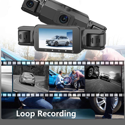 4-Camera Dash Cam System | 1920P Front | 720P Side & Rear | Night Vision | WiFi | Up To 32GB 6
