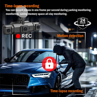 4-Camera Dash Cam System | 1920P Front | 720P Side & Rear | Night Vision | WiFi | Up To 32GB 7
