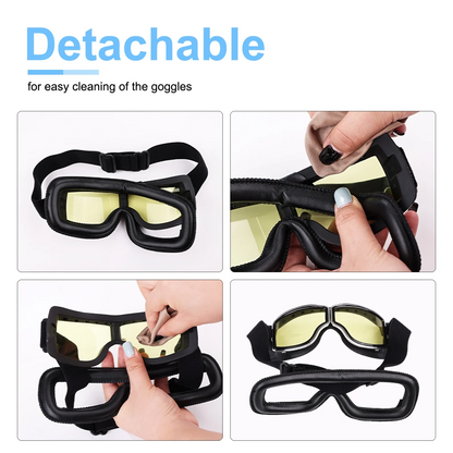 Novara Over-Glasses Goggles with UV Protection and Anti-Fog Coating