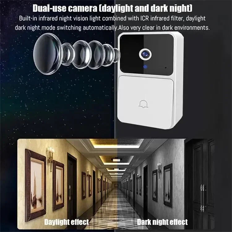 Royelle 1080p HD Wireless Video Doorbell with Motion Alerts and Two-Way Audio