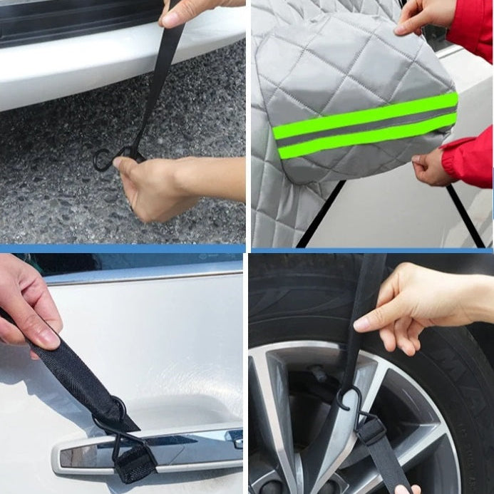 Royeva 5 Layer Waterproof Car Cover-Hail Protection Snow And UV Shield