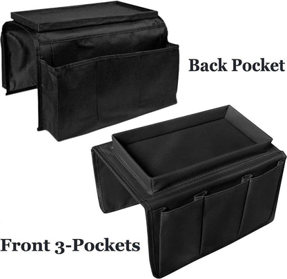 Royelle Sofa Armrest Organizer And Remote Holder-Couch Caddy