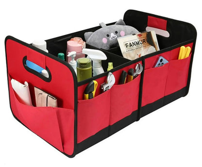 Royeva Foldable Car Trunk Organizer-Large Capacity Oxford Cloth Storage Box
