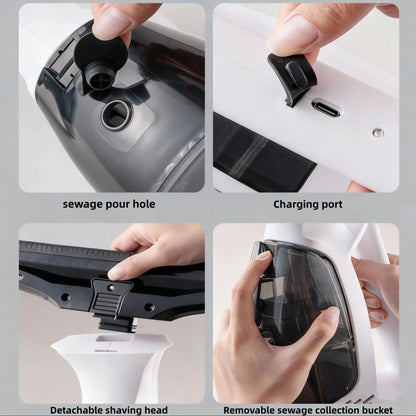 Royeva Cordless Electric Window Cleaner-Glass Vacuum Kit With Spray Bottle