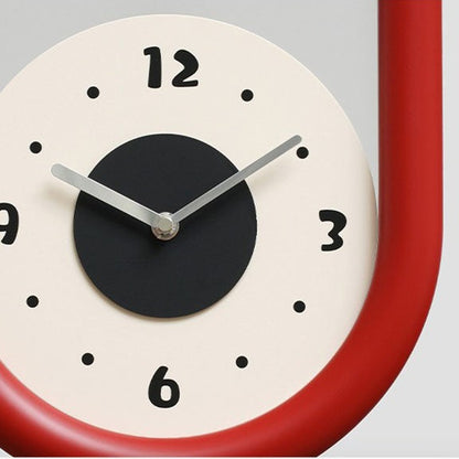 Novara Modern Silent Pendulum Wall Clock-Oval Decorative Timepiece