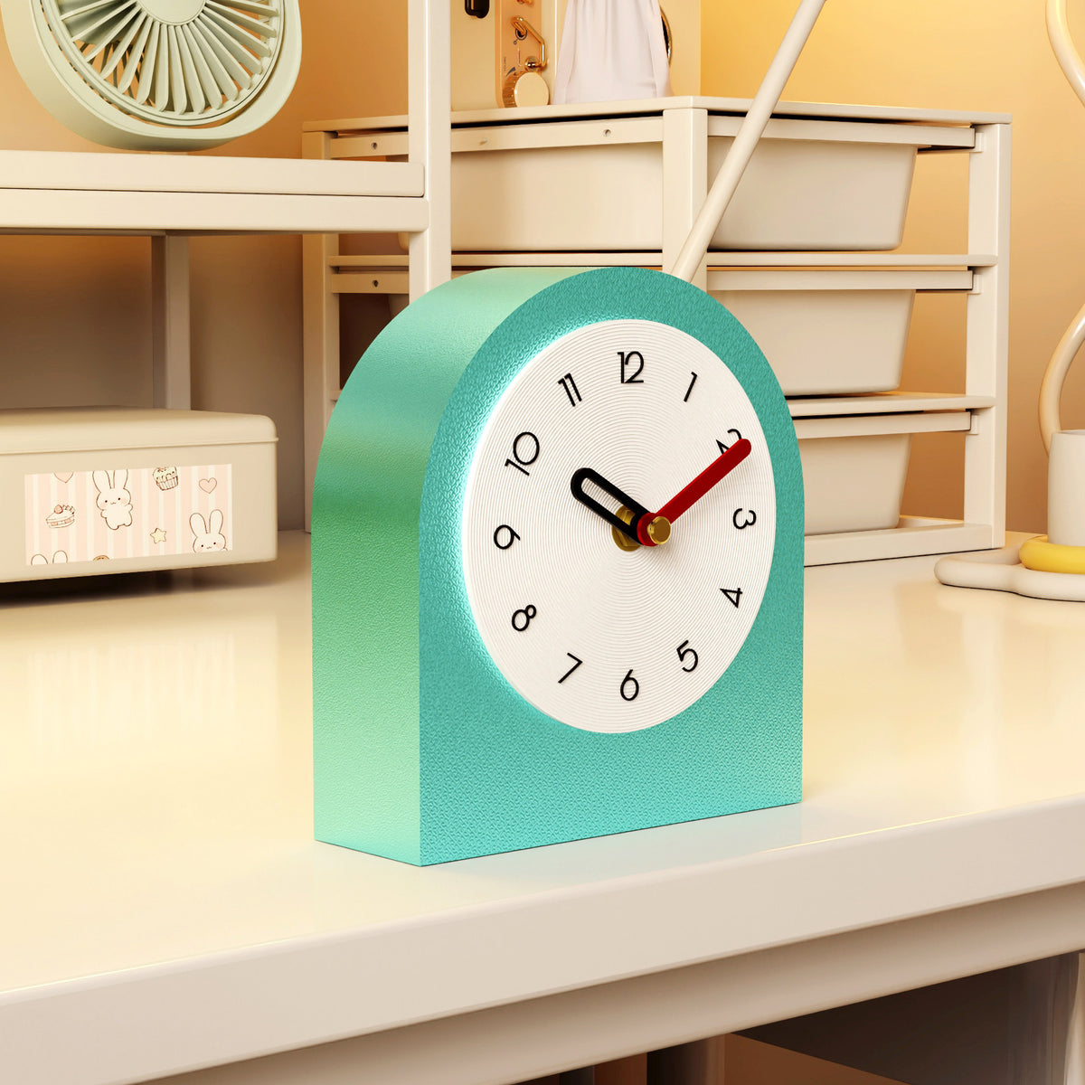 Royelle Modern Arch Pendulum Clock - Versatile Desktop & Wall Decor