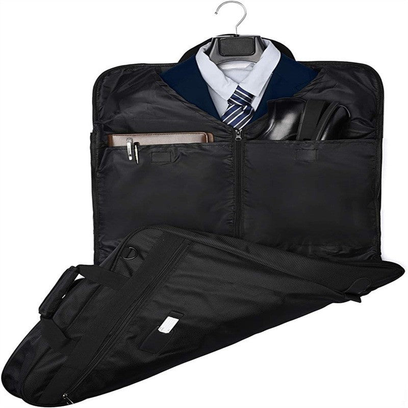 Royeva Foldable Carry-On Garment Bag - Waterproof Suit & Dress Travel Organizer with Strap