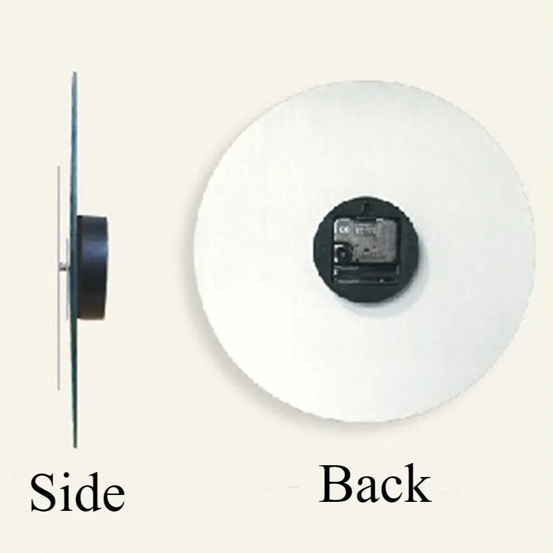 Royora Modern Marble Wall Clock with Gold Hands - Minimalist Home Decor