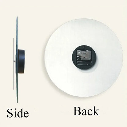 Royora Modern Marble Wall Clock with Gold Hands - Minimalist Home Decor