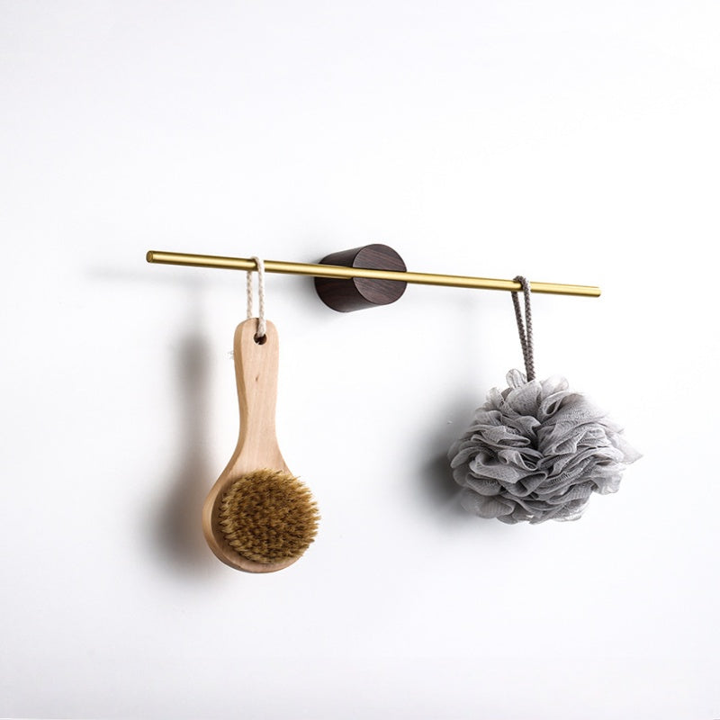 Royeva Brushed Towel Bar-Wall Mount Minimalist Bathroom Organizer Rack