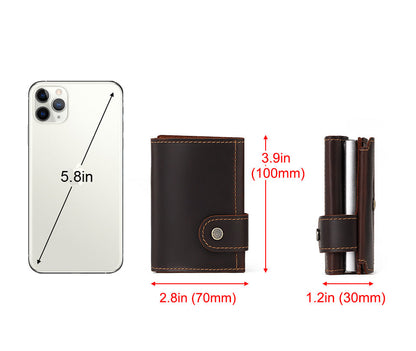 Royeva Rfid Blocking Leather Minimalist Card Holder Wallet