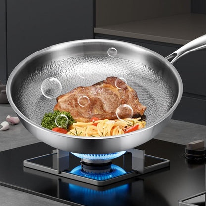 Sovere 12-Inch Hammered Titanium Non-Stick Frying Pan for Precision Cooking
