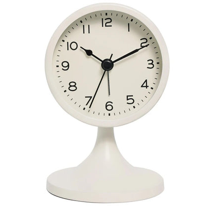 Royeva Silent Metal Alarm Clock with Nightlight for Bedroom