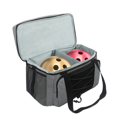 Novara Insulated Bowling Ball Tote Bag With Zippered Pockets