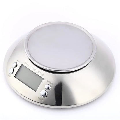 Royora Digital Kitchen Scale With Stainless Steel Bowl And Timer
