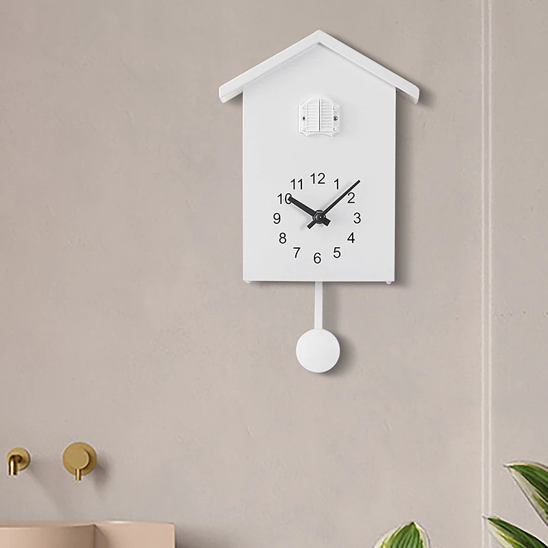 Royeva Modern Minimalist Cuckoo Clock with Authentic Sound for Home Decor