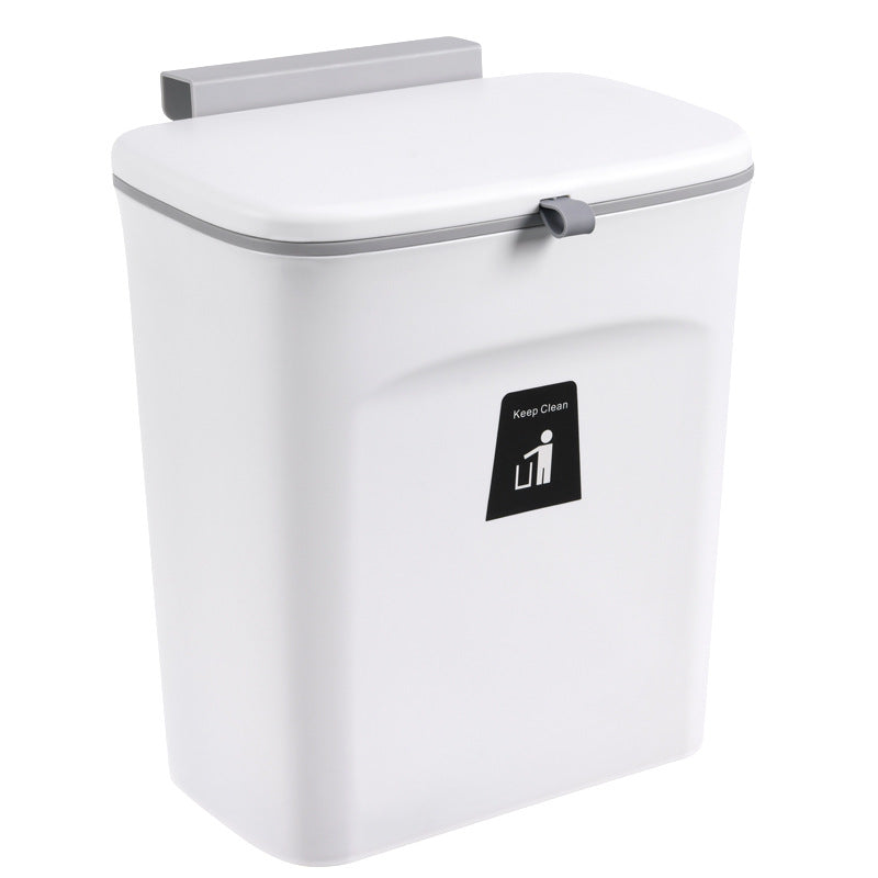 Royeva Slim Wall Mounted Trash Can With Odor Seal-Kitchen Waste Bin