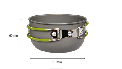 Royelle Ultralight Camping Cookware Set with Cutlery for 1-2 Person