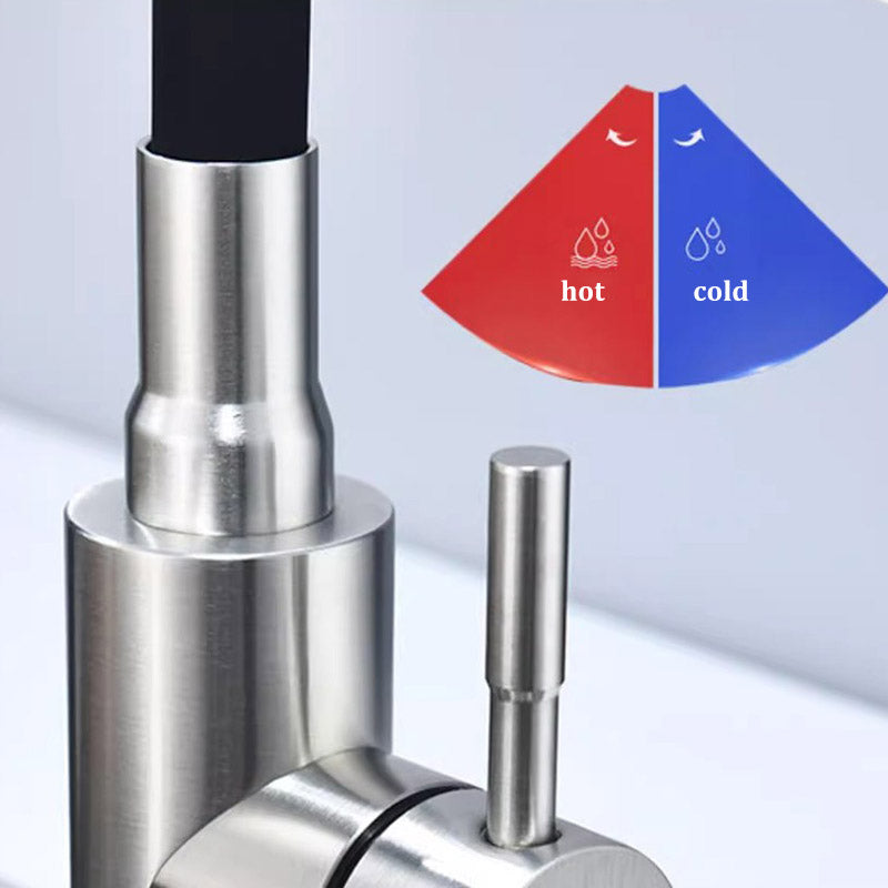 Royeva Flexible Kitchen Faucet with Hot Cold Mixer Tap