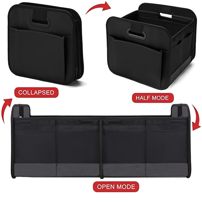 Royeva Foldable Car Trunk Organizer-Large Capacity Oxford Cloth Storage Box