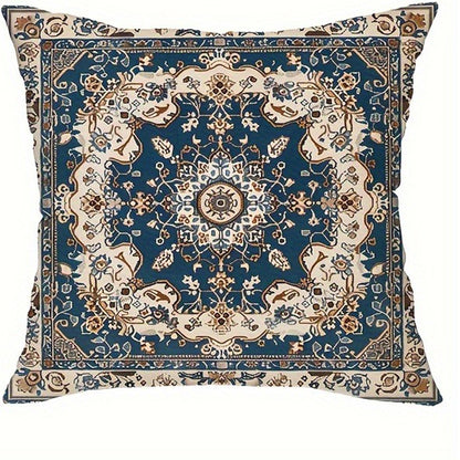 Novara Baroque Bohemian Throw Pillow Covers - 4-Piece Decorative Accent Set