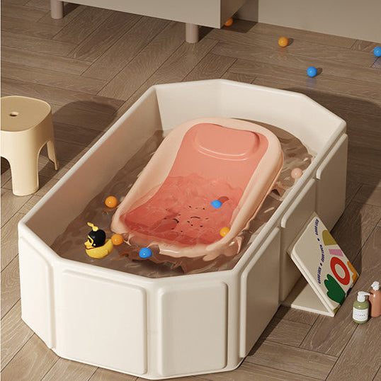 Novara Foldable Baby Bath Tub, Portable Non-Slip Bathtub for Infants & Toddlers