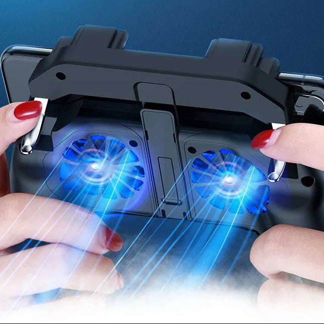 Royora Mobile Gaming Controller With Cooling Fan And Triggers