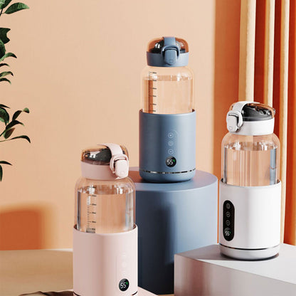 Royora Portable USB Baby Bottle Warmer 300ml with LED Display & Temperature Control